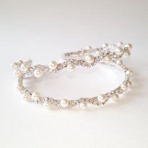 تلسر جواهری دوبل نقره ای
